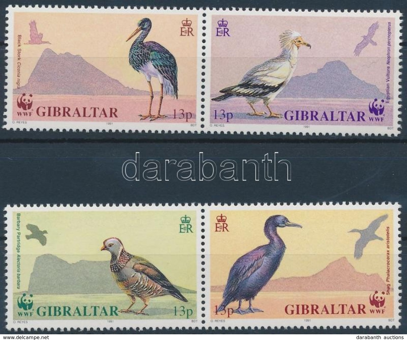 ** 1991 WWF Madarak 2 Pár + 4 FDC Mi 619-622 - Other & Unclassified