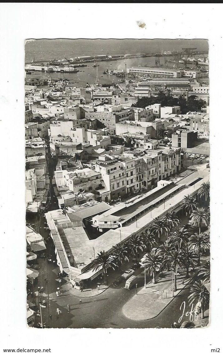 Maroc Casablanca  102 Boulevard Du 4 ème Zouave Et Port écrite  Petit Pli Coin Bas Droit Jeff - Casablanca