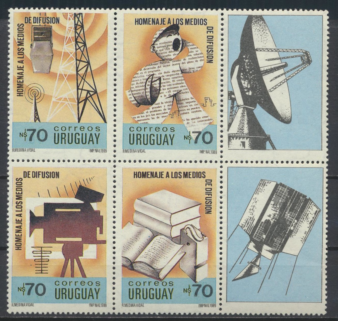 °°° URUGUAY - Y&T N°1325/28 - 1990 MNH °°° - Uruguay