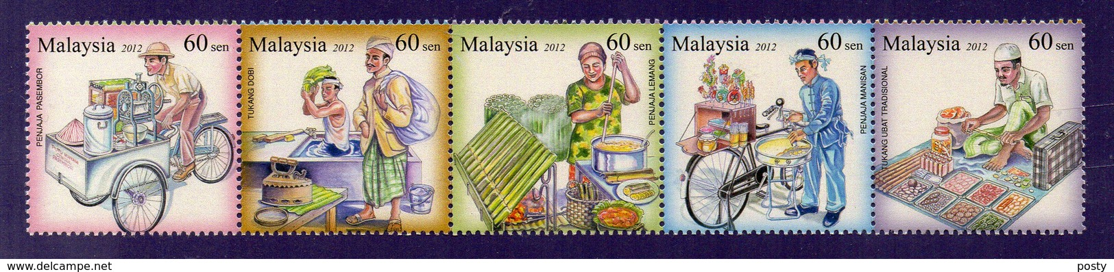 MALAISIE - MALAYSIA - 2012 - TRADITIONAL LIVELIHOOD - TRADITIONS POPULAIRES - - Malaysia (1964-...)