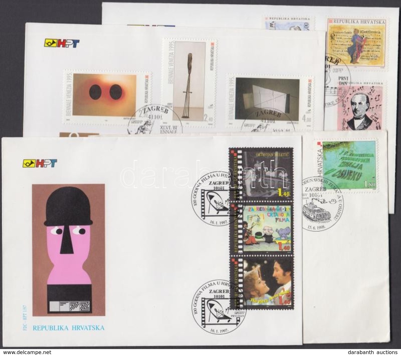 1993-1998 8 Klf FDC - Other & Unclassified