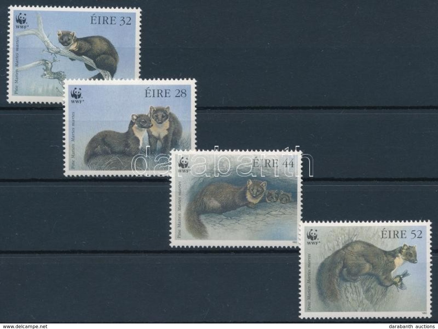 ** 1992 WWF: Nyuszt Sor Mi 798-801 + 4 FDC - Other & Unclassified