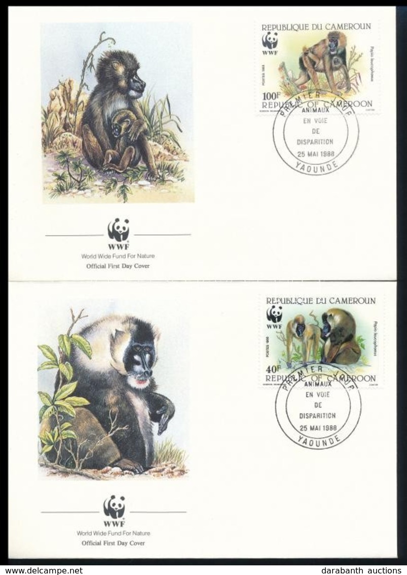 1988 WWF: Drill Sor Mi 1155-1158 4 FDC-n - Other & Unclassified