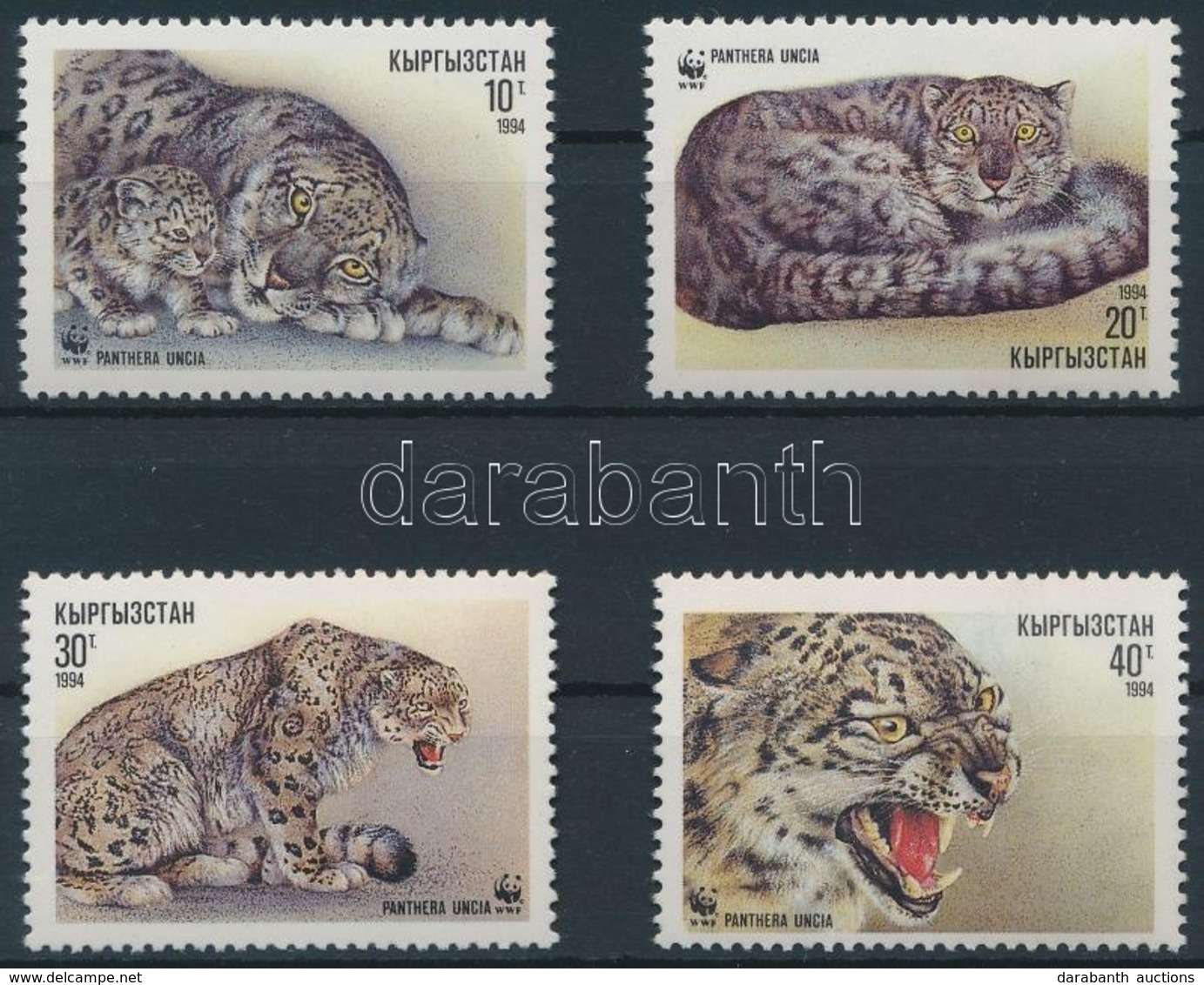 ** 1994 WWF: Hóleopárd Sor Mi 22-25 + 4 Db FDC - Other & Unclassified