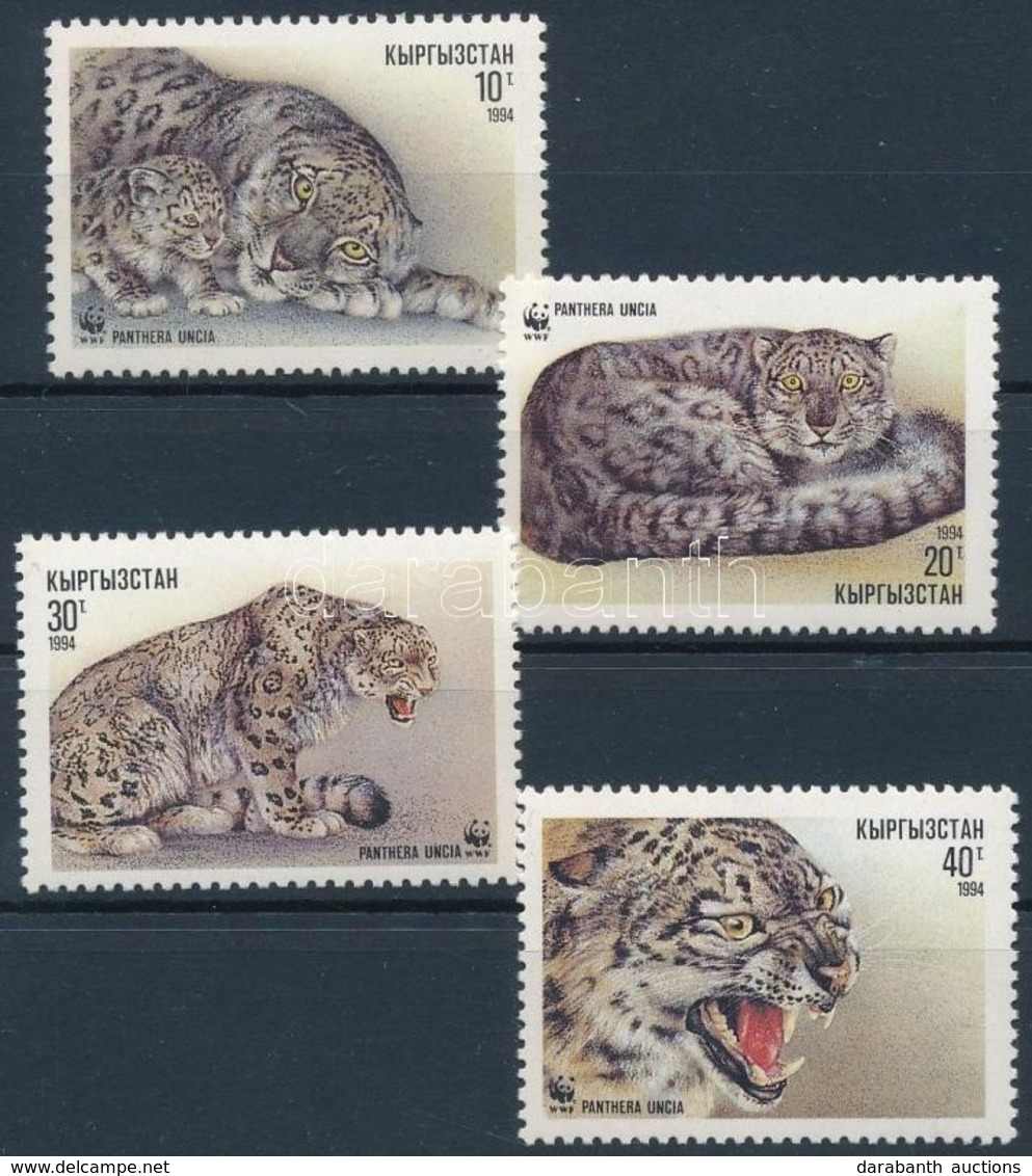 ** 1994 WWF: Hópárduc Sor Mi 22-25 + 4 Db FDC-n - Other & Unclassified