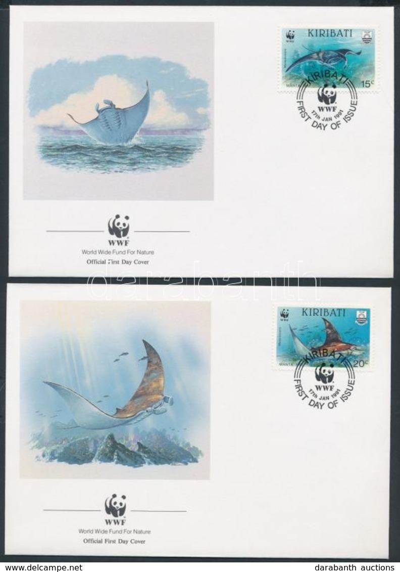 1991 WWF Tengeri élővilág Sor Mi 566-569 4 FDC - Other & Unclassified