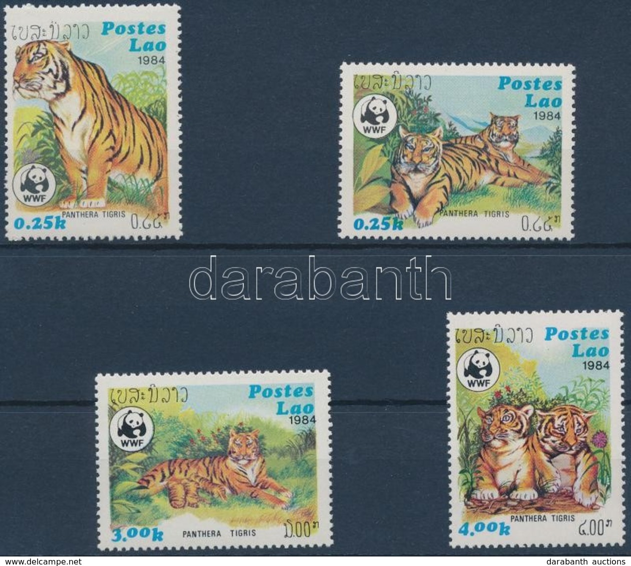 ** 1984 WWF Tigris Sor Mi 706-709 - Other & Unclassified