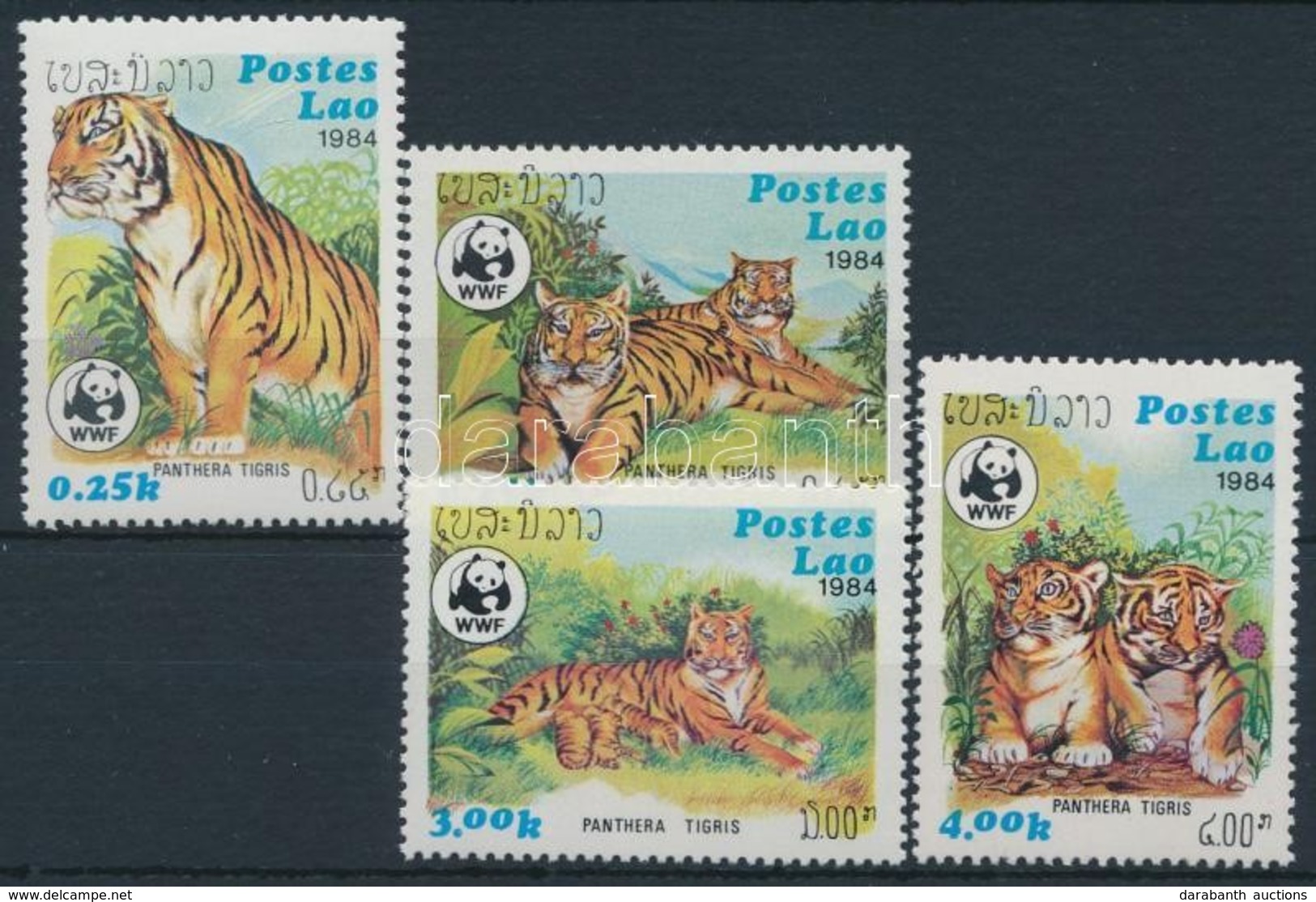 ** 1984 WWF: Tigris Sor Mi 706-709 - Other & Unclassified