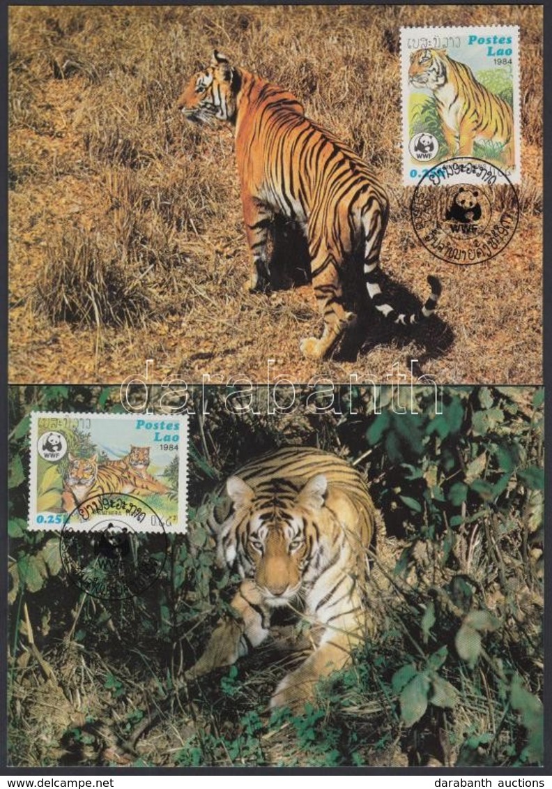 1984 WWF: Tigrisek Sor 4 Db CM-en Mi 706-709 - Other & Unclassified