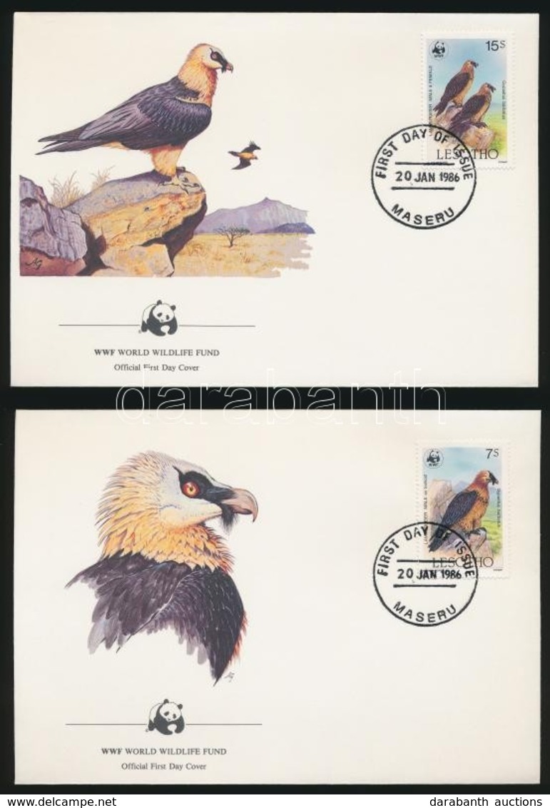 1986 WWF: Saskeselyű Sor 4 Db FDC - N Mi 556-559 - Other & Unclassified