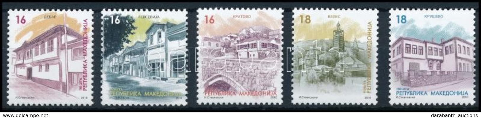 ** 2010 Város Sor,
City Set
Mi 546-550 - Other & Unclassified