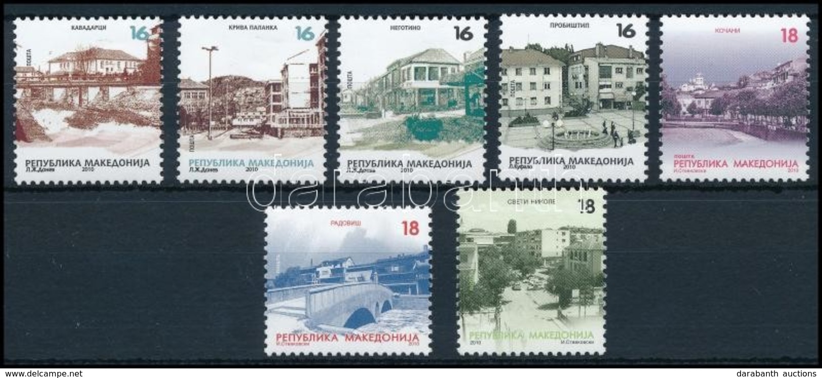 ** 2010 Város Sor,
City Set
Mi 575-581 - Other & Unclassified