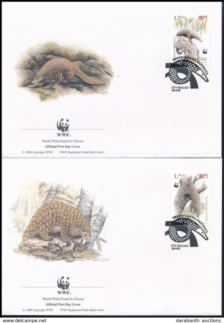 1995 WWF: Kínai Tobzoska Sor 4 Db FDC-n Mi 795-798 - Autres & Non Classés