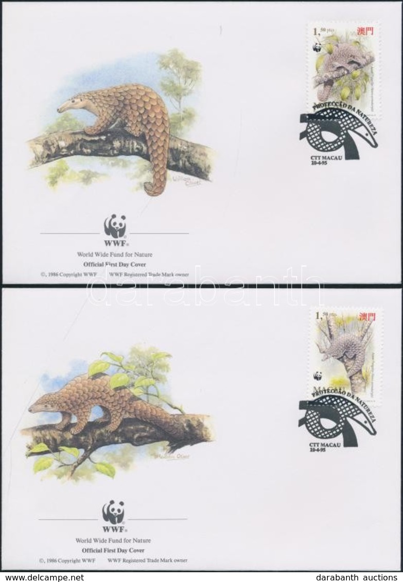 1995 WWF: Tobzoskák Sor Mi 795-798 4 Db FDC-n - Other & Unclassified