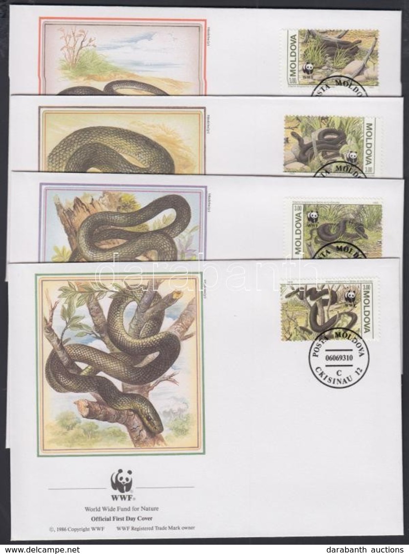 1993 WWF Kígyók Sor WWF értékei Mi 50-53 4 FDC - Other & Unclassified