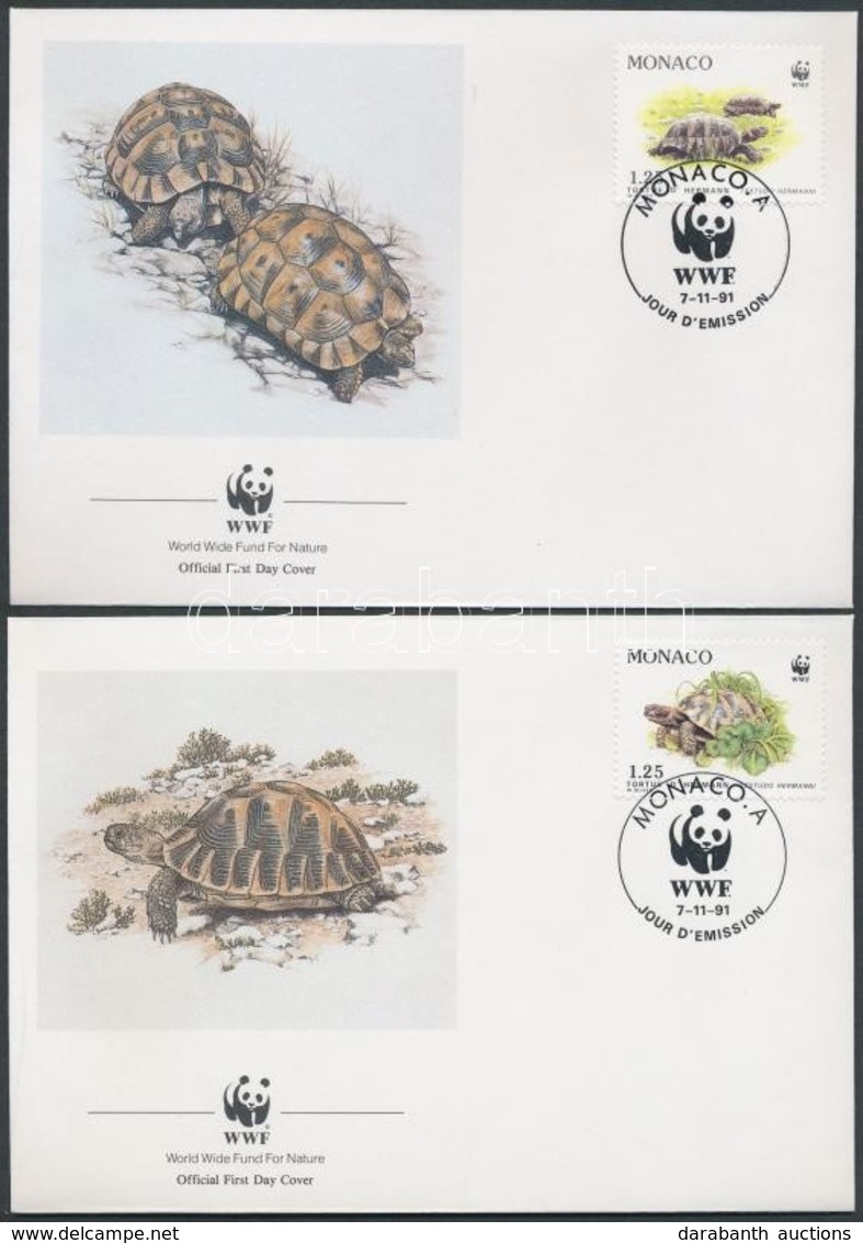 1991 WWF Teknősök 4 FDC Mi 2046-2049 - Other & Unclassified