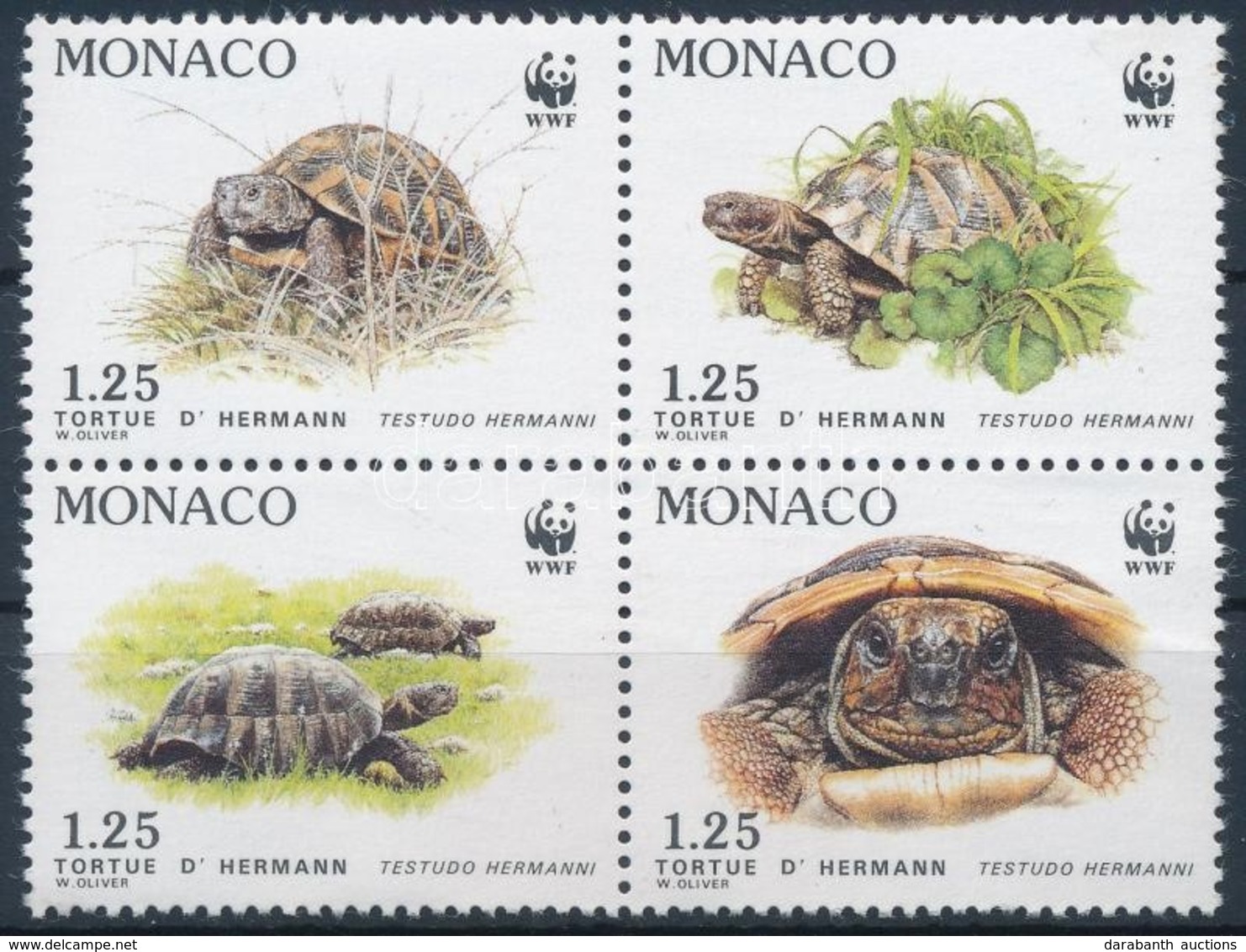 1991 WWF: Teknős Négyestömb Mi 2046-2049 + 4 Db FDC - Other & Unclassified