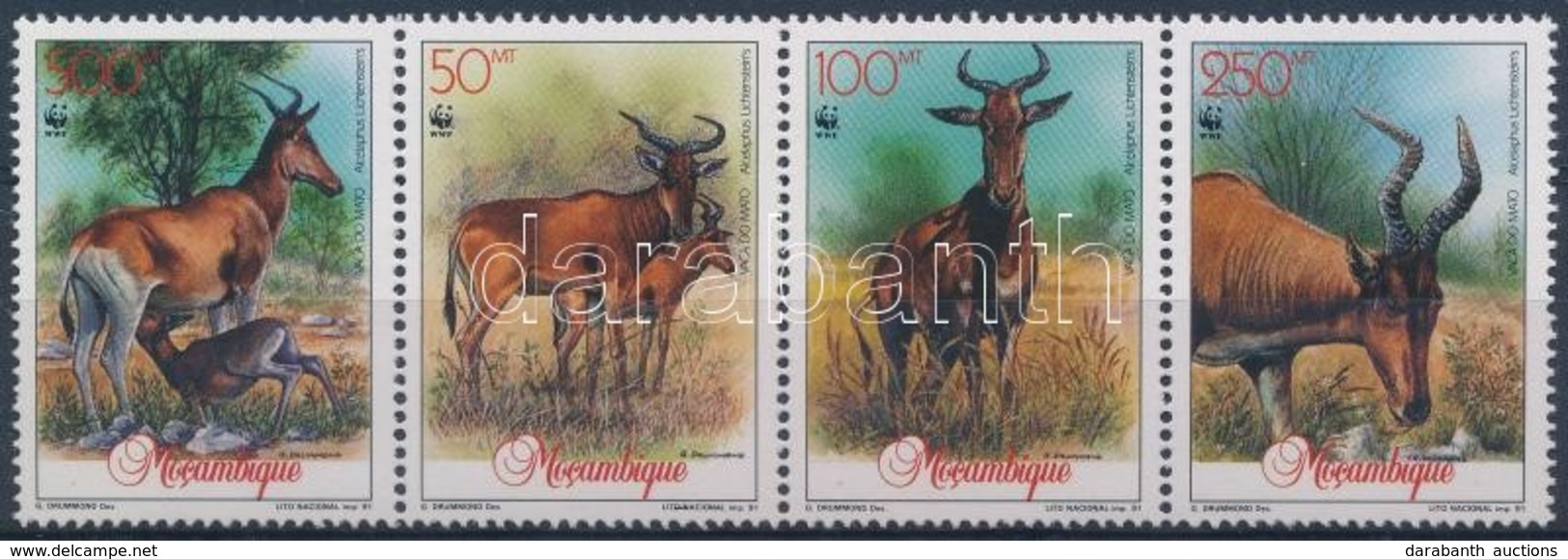 ** 1991 WWF: Antilop Négyescsík + Sor 4 FDC-n Mi 1231-1234 - Other & Unclassified