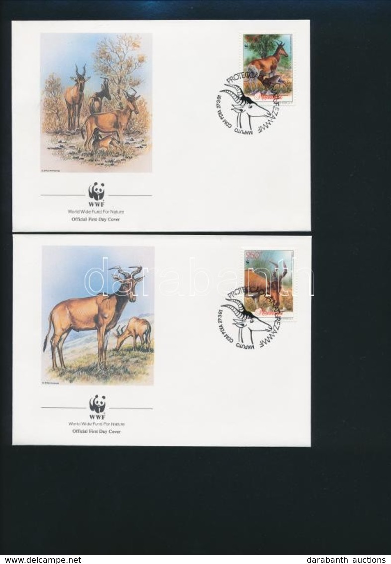 1991 WWF: Antilopok Sor 1231-1234 4 Db FDC-n - Other & Unclassified
