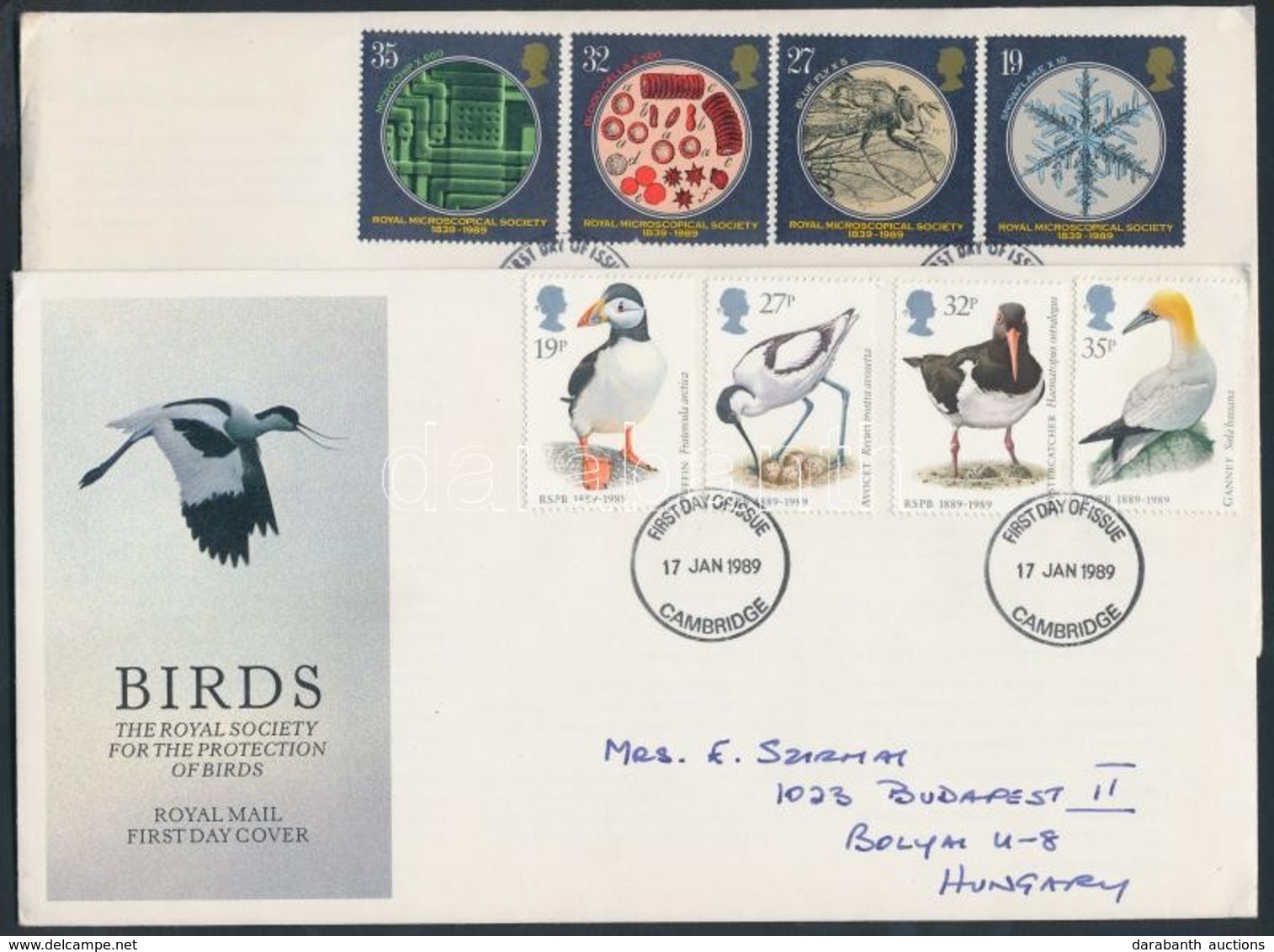 1989 4 Db FDC - Other & Unclassified