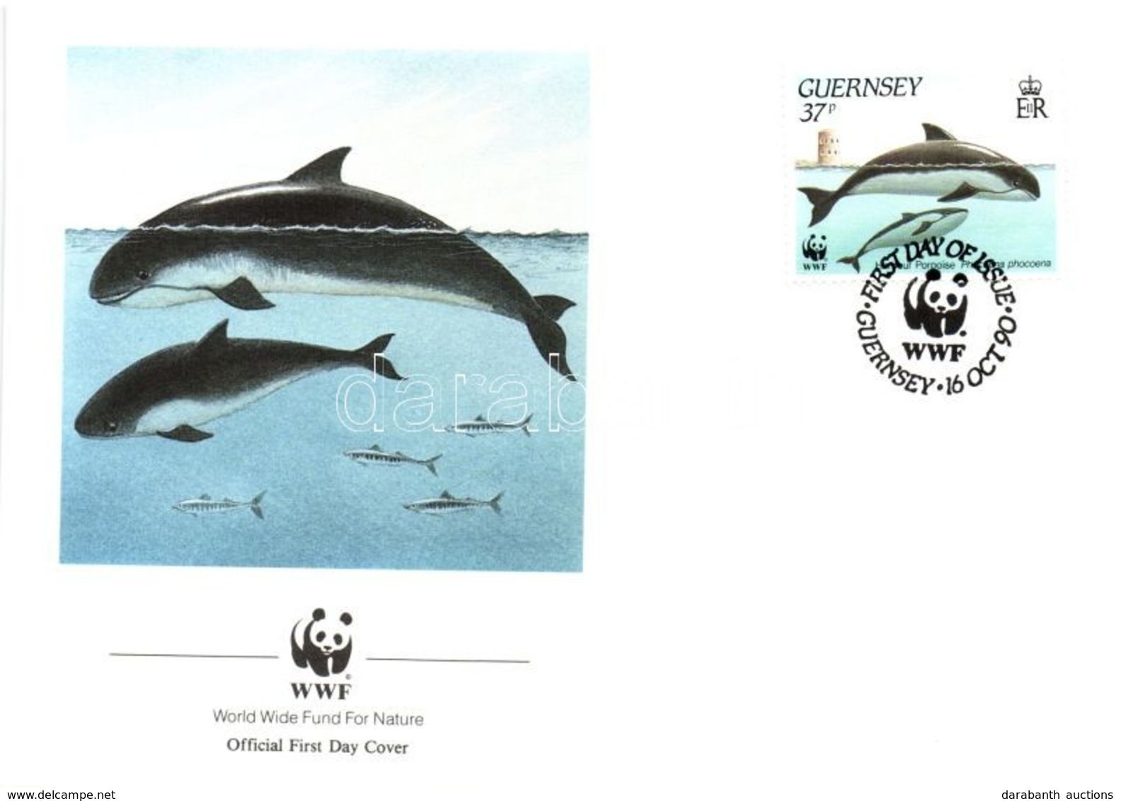 ** 1990 WWF Tengeri állatok Sor + 4 FDC Mi 497-500 - Otros & Sin Clasificación