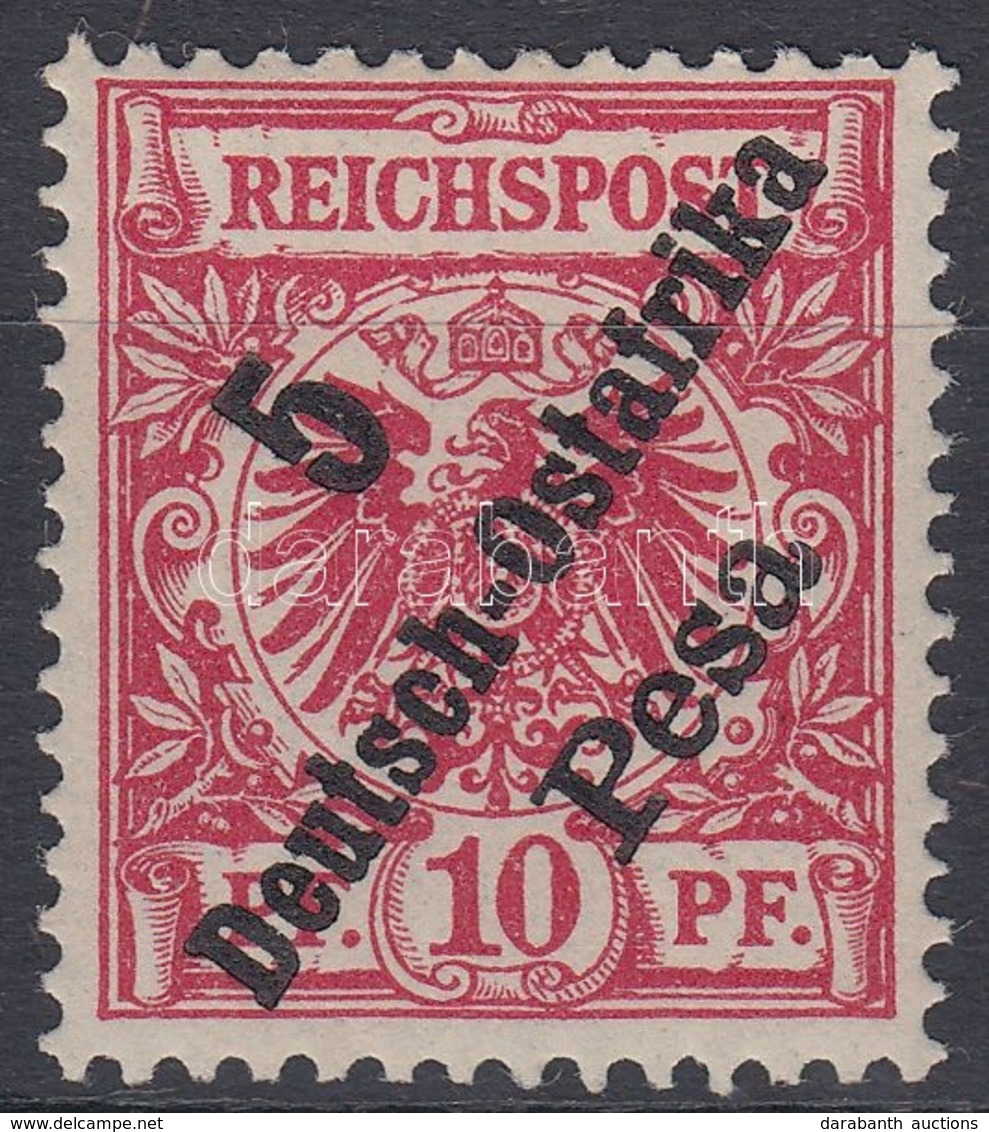 ** Kelet-Afrika 1896 Mi 8b Certificate: Jäschke-Lantelme - Other & Unclassified