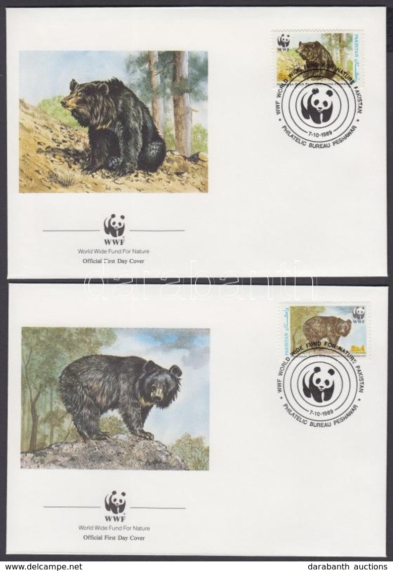 1989 WWF Örvös Medve Sor Mi 759-762 4 FDC - Other & Unclassified