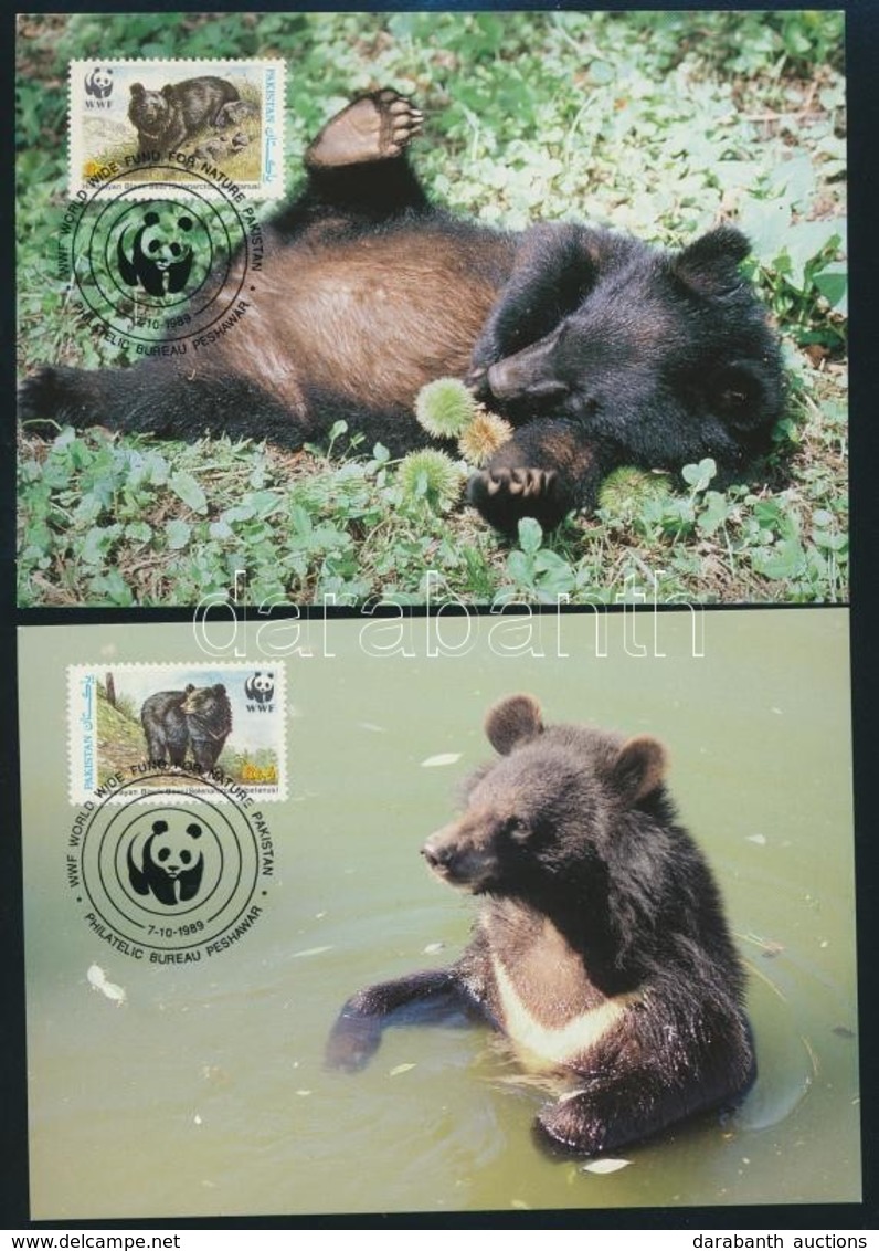 1989 WWF: Medvék Sor Mi 759-762 4 Db CM-en - Other & Unclassified