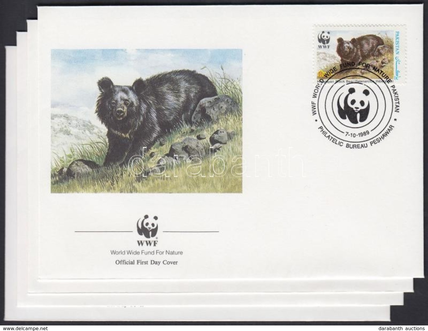 1989 Örvös Medve Sor Mi 759-762 4 Db FDC - Andere & Zonder Classificatie