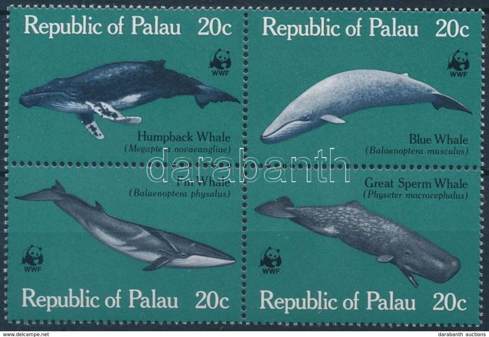 ** 1983 WWF: Bálna Sor Mi 20-23 + 4 FDC - Other & Unclassified