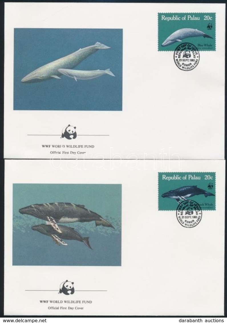 1983 WWF: Bálna Sor Mi 20-23 4 Db FDC-n - Other & Unclassified