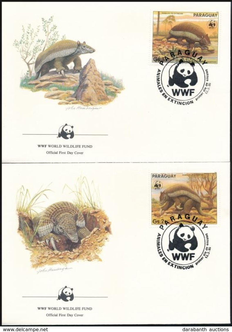 1985 WWF Sor Záróértékei Mi 3854-3857 4 Db FDC-n - Other & Unclassified
