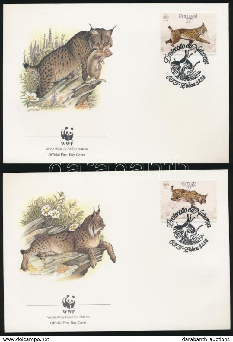 1988 WWF: Hiúz Sor Mi 1741-1744 4 Db FDC-n - Other & Unclassified