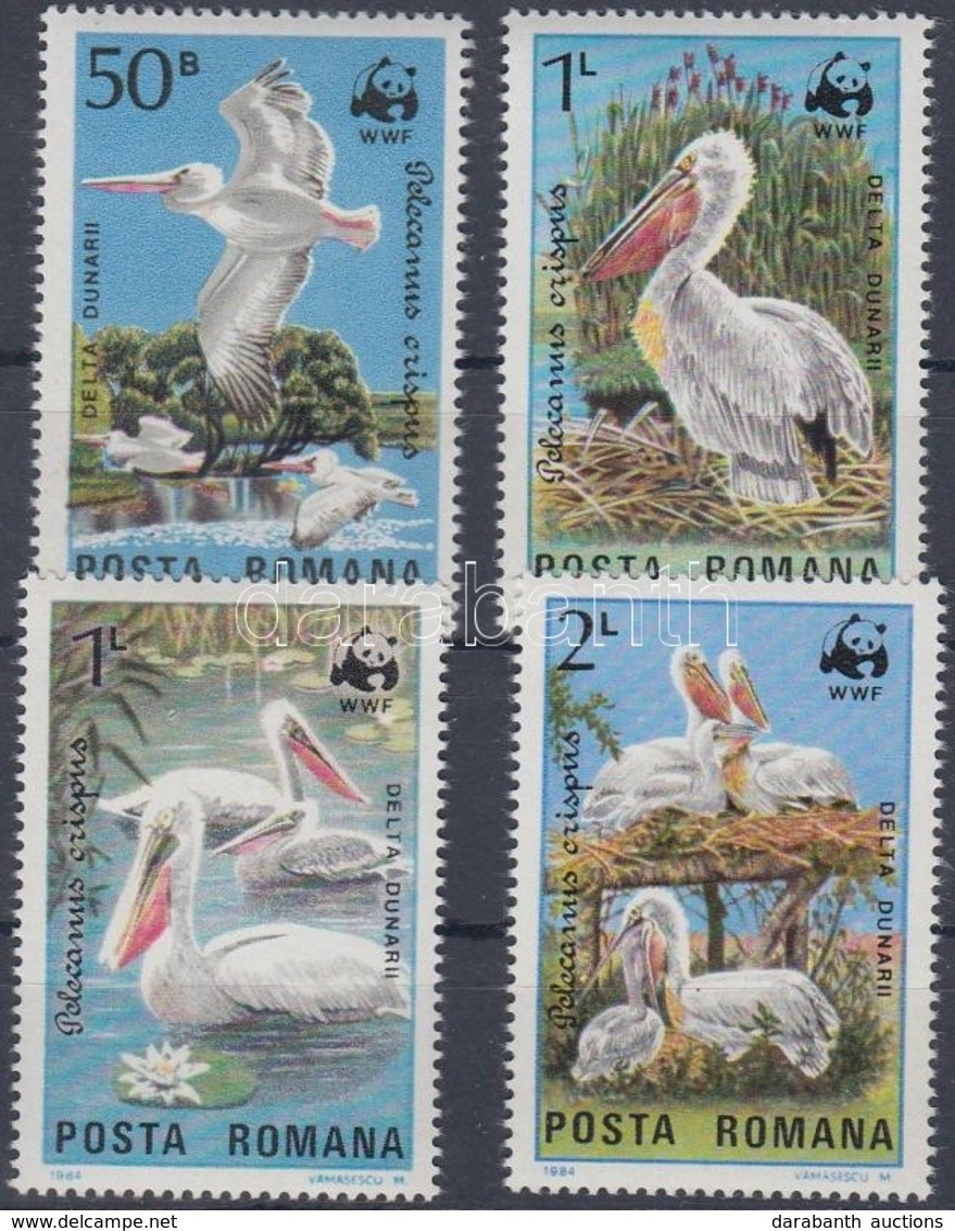 ** 1984 WWF Borzas Gödény Sor + 4 FDC Mi 4104-4107 - Other & Unclassified