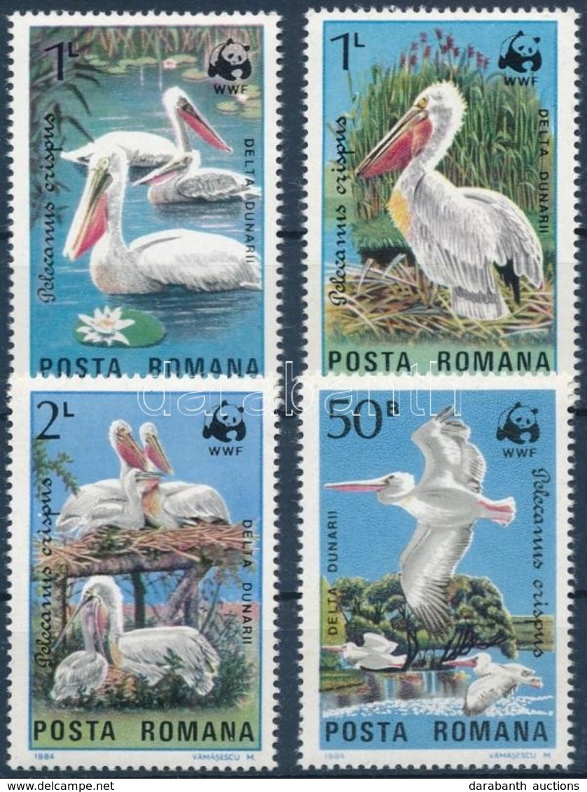 ** 1984 WWF: Borzas Gödény Sor + 4 FDC Mi 4104-4107 - Other & Unclassified