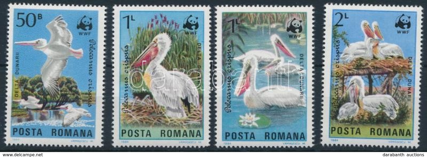 ** 1984 WWF: Pelikán Sor Mi 4104-4107 + 4 Db FDC + 4 Db CM - Other & Unclassified