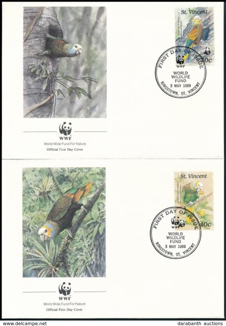 1995 WWF: Királyamazon Sor Mi 1222-1225 4 Db FDC-n - Other & Unclassified