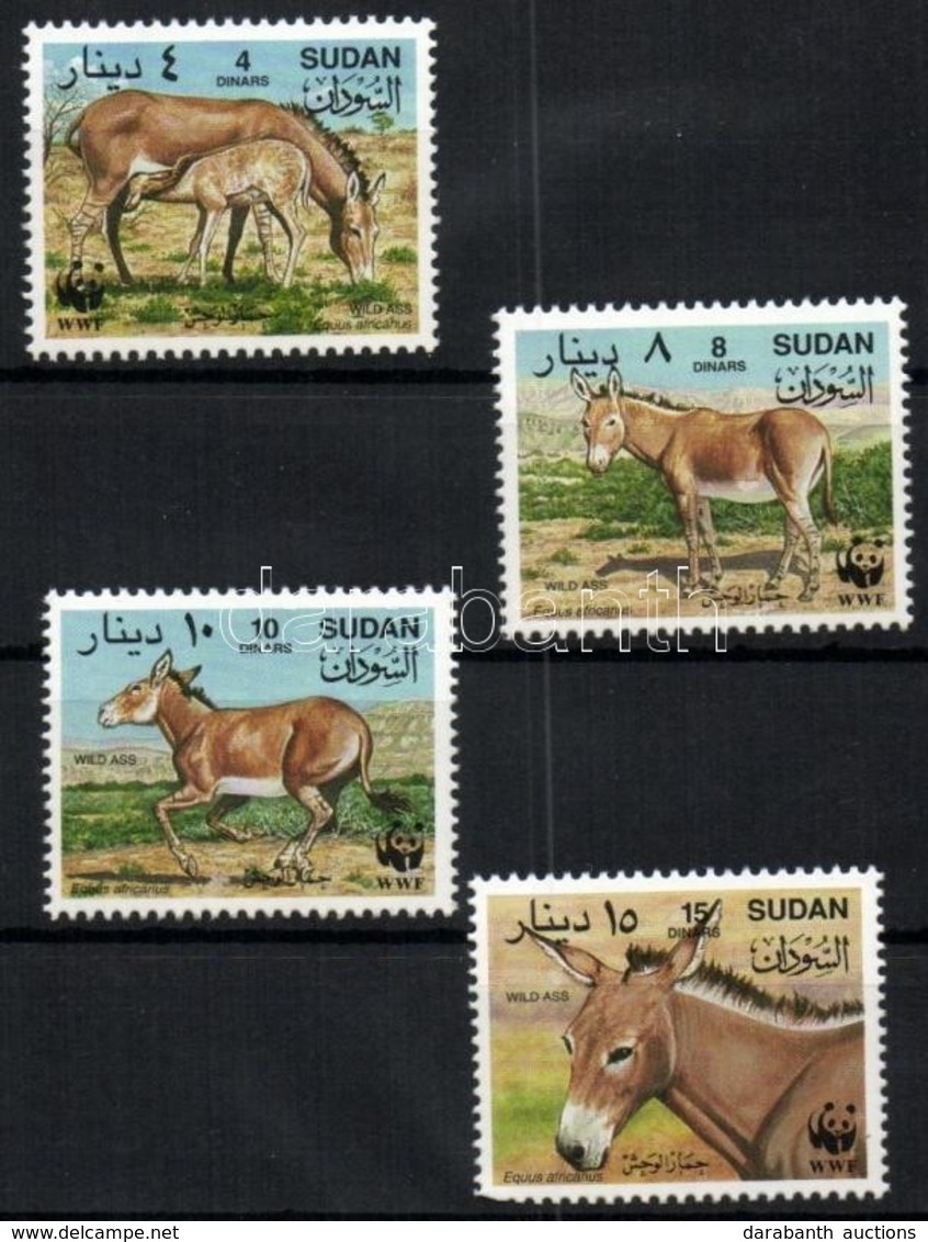 ** 1994 WWF: Vadszamár Sor Mi 471-474 + 4 FDC - Other & Unclassified