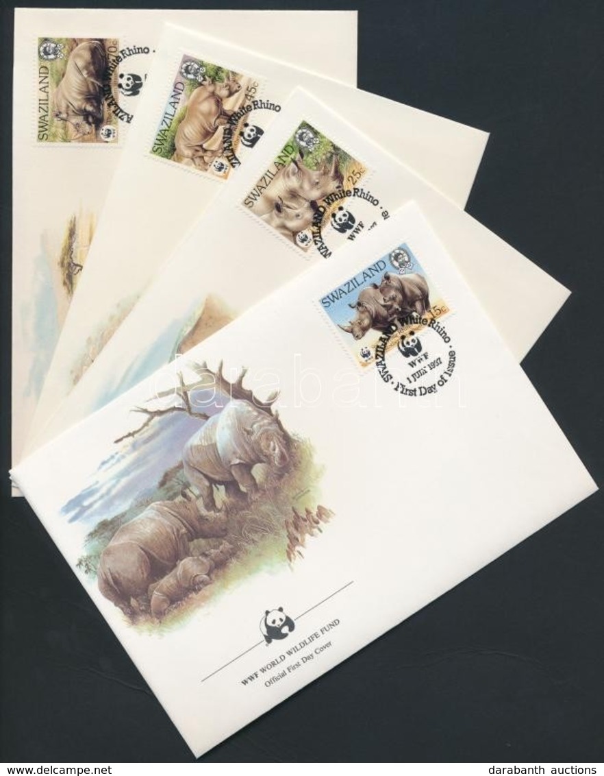 1987 WWF Orrszarvúk Sor Mi 528-531 4 FDC - Other & Unclassified