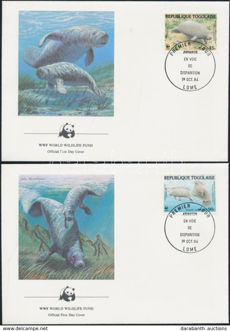 1984 WWF: Vadállatok Sor Mi 1763-1766 4 Db FDC-n - Other & Unclassified