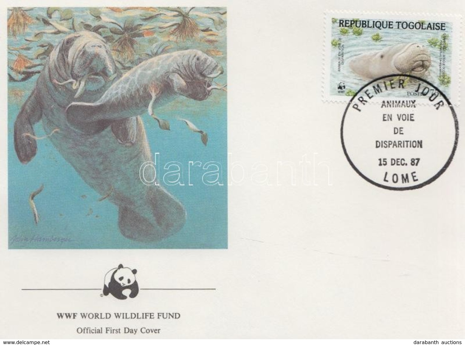** 1987 WWF Tengeri Tehén FDC Mi 2042-2045 - Other & Unclassified