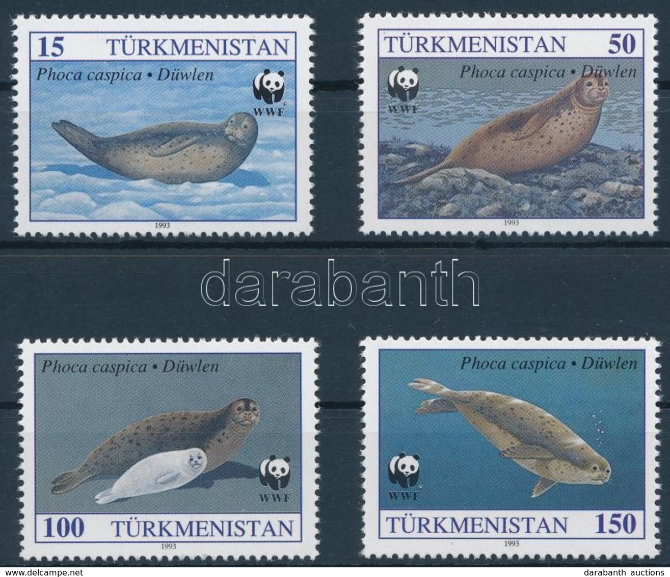 ** 1993 WWF: Fóka értékek + 4 Db FDC Mi 30 + 32-34 - Other & Unclassified