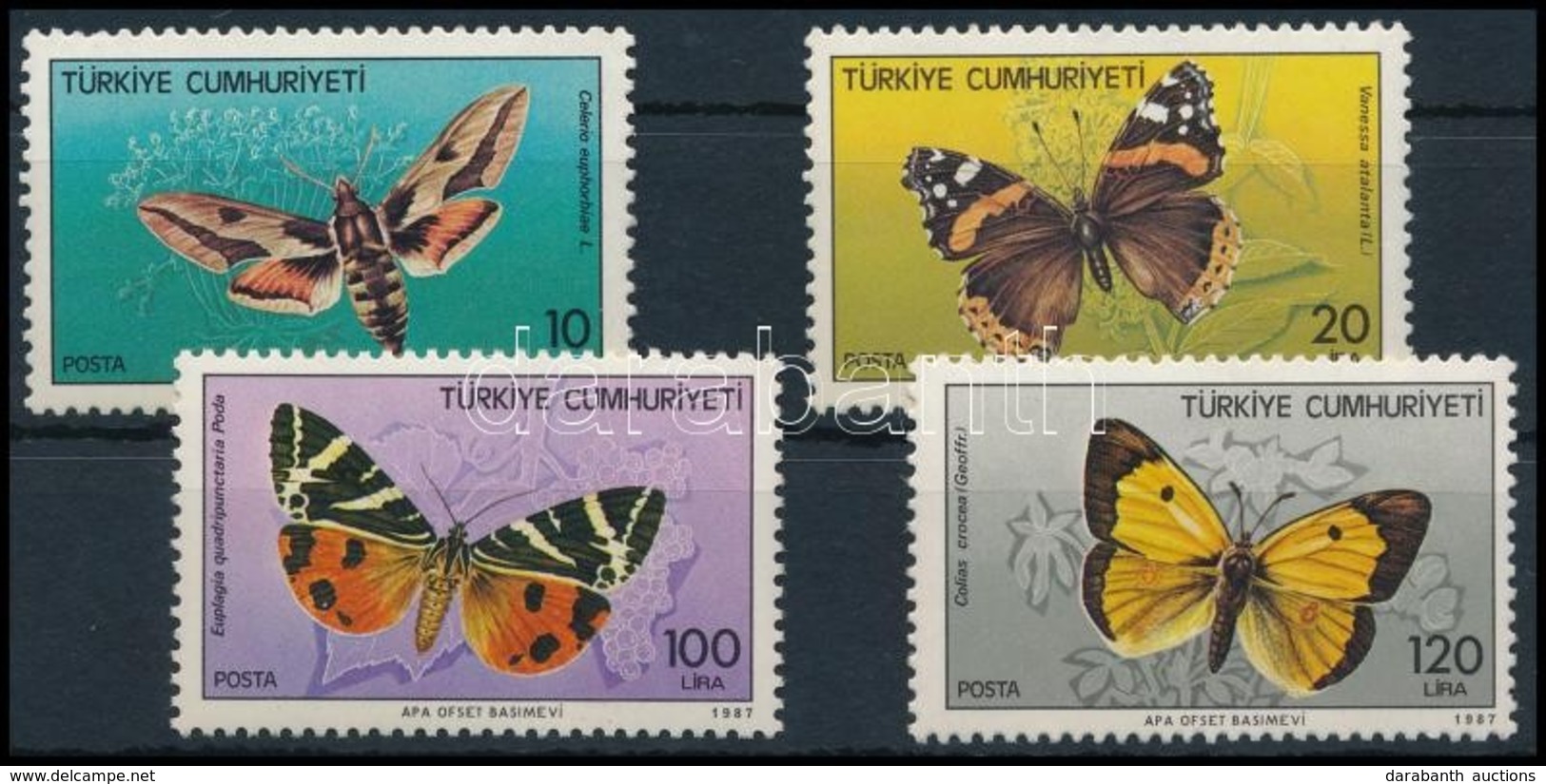 ** 1987 Lepke Sor,
Butterfly Set
Mi 2769-2772 - Other & Unclassified