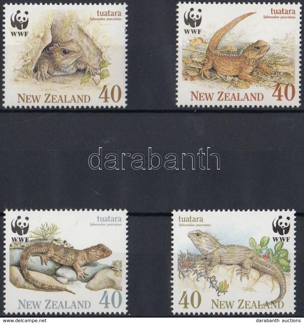 ** 1991 WWF: Gyíkok Sor + 4 Db FDC Mi 1160-1163 - Other & Unclassified