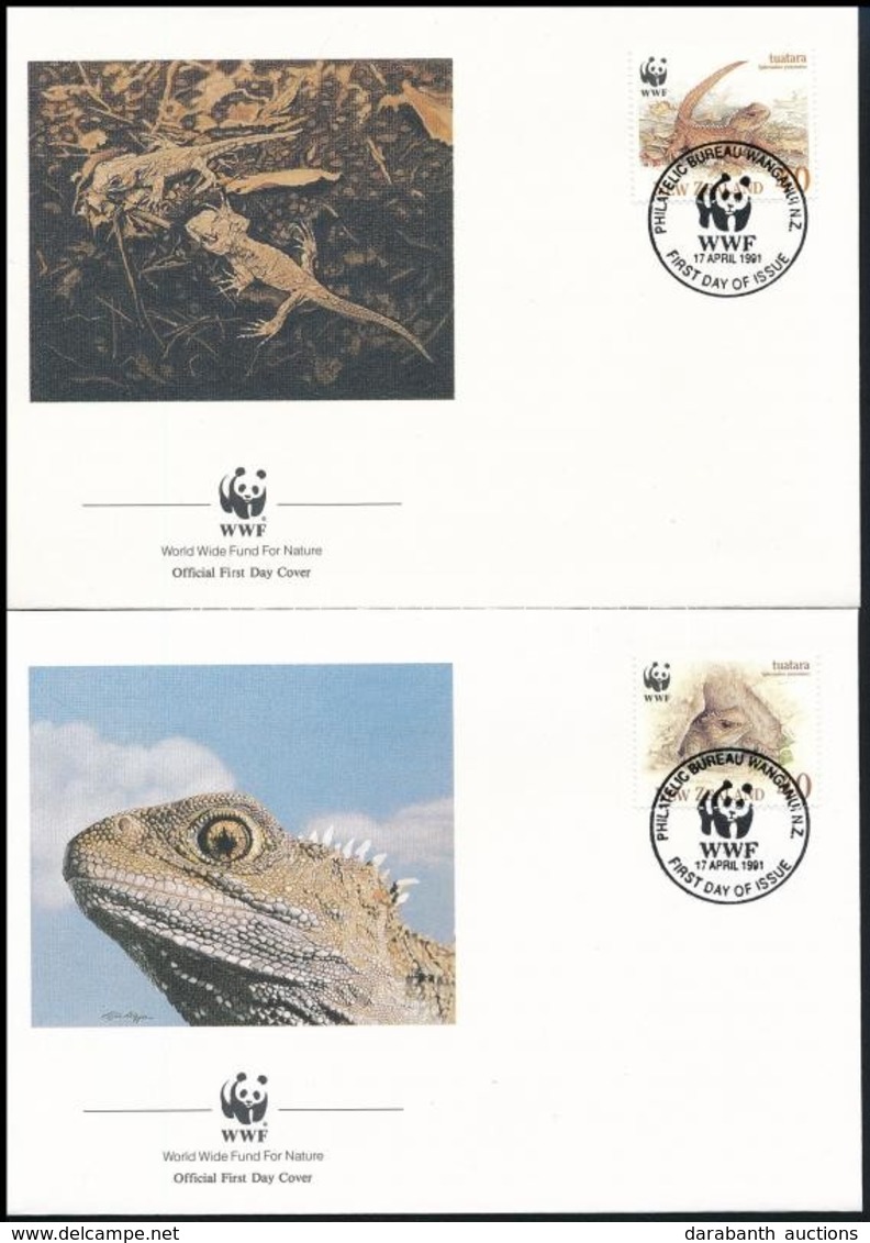 1991 WWF: Hidasgyík Sor Mi 1160-1163 4 Db FDC-n - Autres & Non Classés