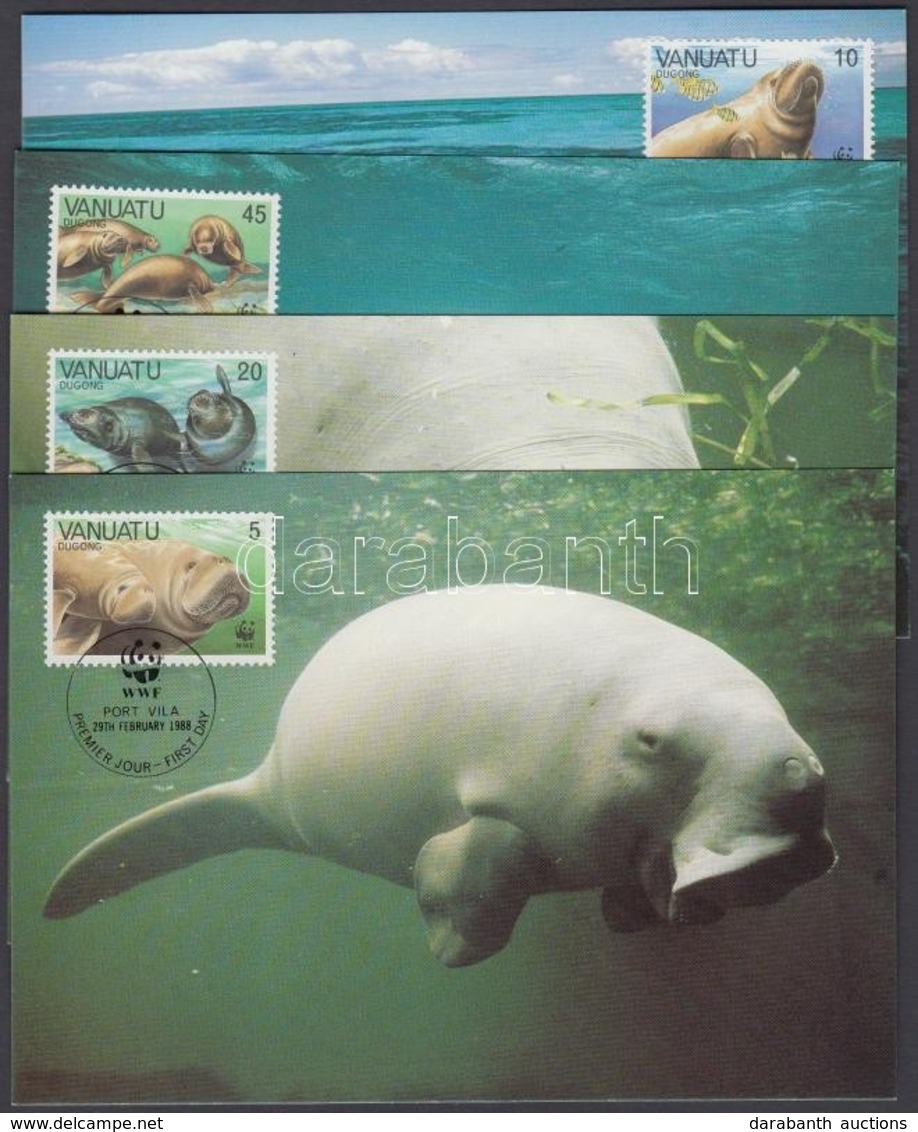 1988 WWF Dugong Sor Mi 782-785 4 CM - Other & Unclassified