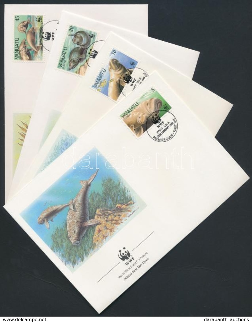 1988 WWF Dugong Sor Mi 782-785 4 FDC - Other & Unclassified