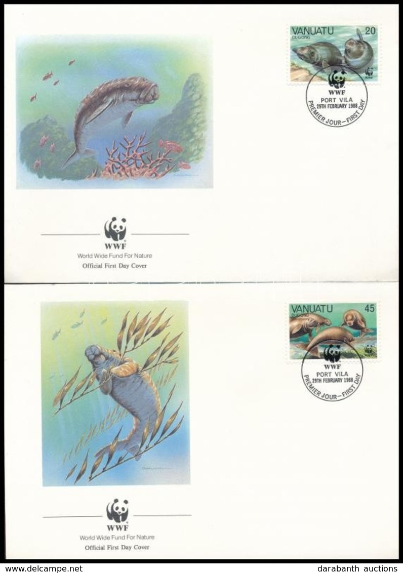 1988 WWF: Dugong Sor Mi 782-785 4 Db FDC-n - Other & Unclassified