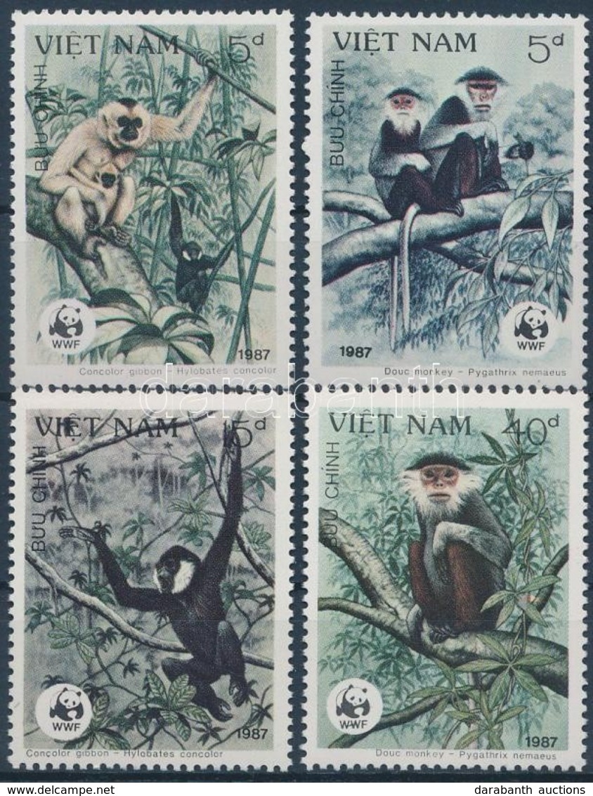 ** 1987 WWF: Majmok Sor Mi 1827-1830 - Other & Unclassified