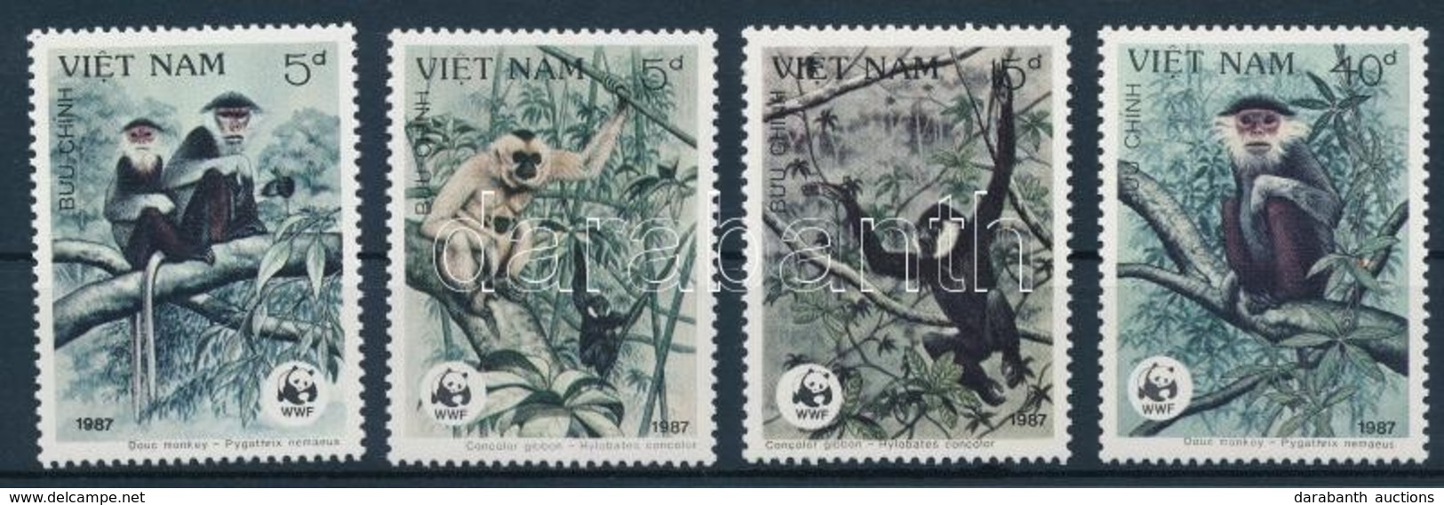 ** 1987 WWF: Majom Sor Mi 1827-1830 - Other & Unclassified